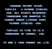 Image n° 7 - screenshots  : Teenage Mutant Ninja Turtles - Turtles in Time